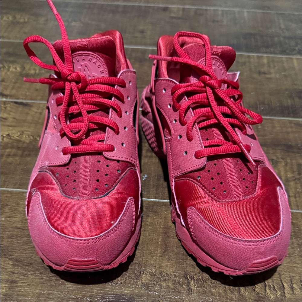 Vibrant Red Athletic Sneakers